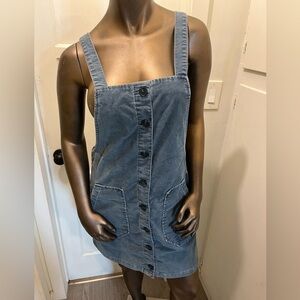 American Eagle corduroy overall dress